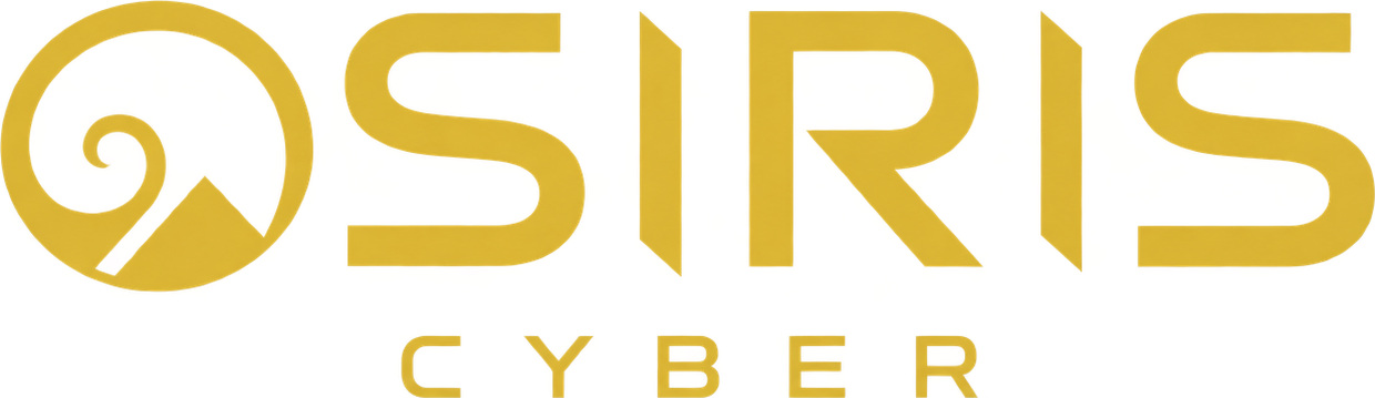 Osiris Cyber golden-ratio pyramid logo